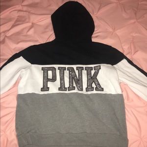 Sequin PINK hoodie